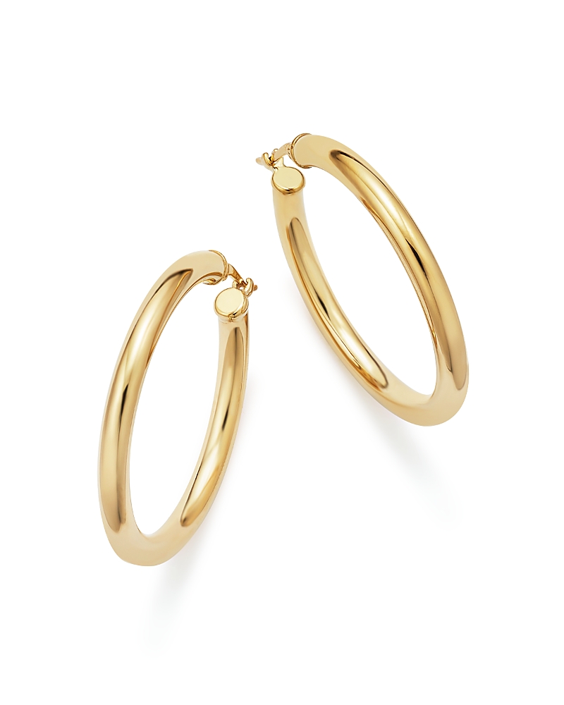 Bloomingdale's Fine Collection 14K Yellow Gold Tube Hoop Earrings