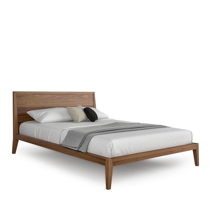 Shop Huppe Moment Queen Bed In Light Nautral Walnut