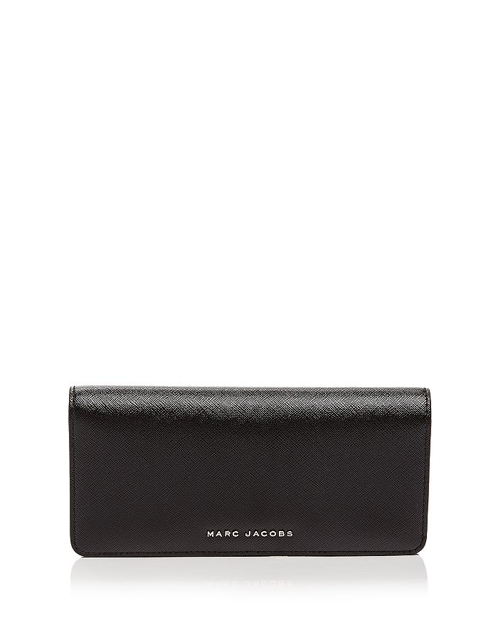 MARC JACOBS Open Face Tricolor Saffiano Leather Wallet