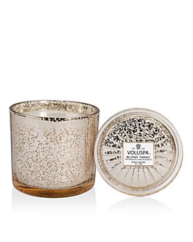 Voluspa - Blond Tabac Grande Maison Embossed Candle Candle With Lid 36 oz.