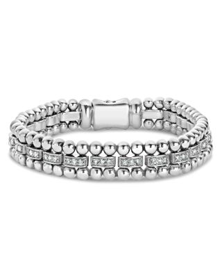 lagos caviar spark diamond bracelet