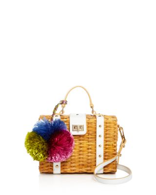 MILLY - Small Wicker Satchel
