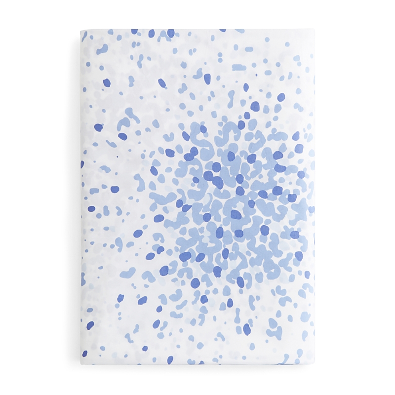 Matouk Lulu Dk For Poppy Flat Sheet, Full/queen In Azure