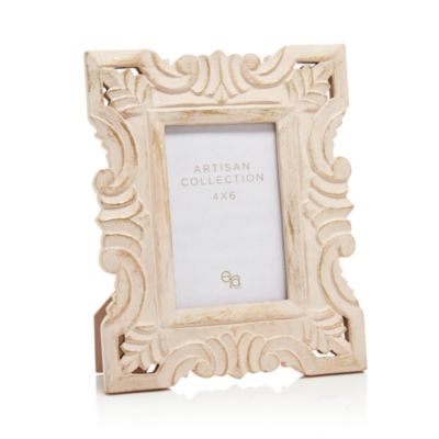 ERA HOME - Maeve Carved Wood Blush/Gold Frame, 4" x 6"