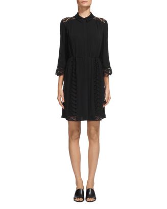 Whistles Lizzie Lace Shirt Dress | Bloomingdale's
