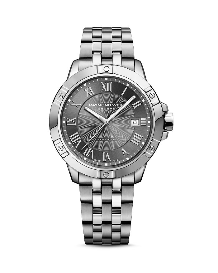 Shop Raymond Weil Tango Watch, 41mm In Gray/silver