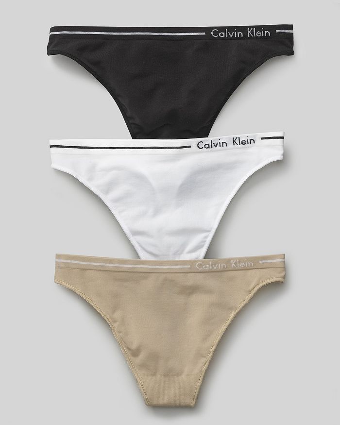 moeilijk Reiziger Met pensioen gaan Calvin Klein Underwear Women's Seamless Thong | Bloomingdale's