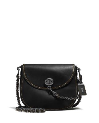 coach turnlock saddle crossbody