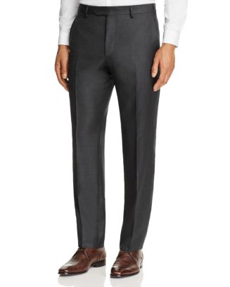 Luigi Bianchi Solid Twill Classic Fit Dress Pants | Bloomingdale's