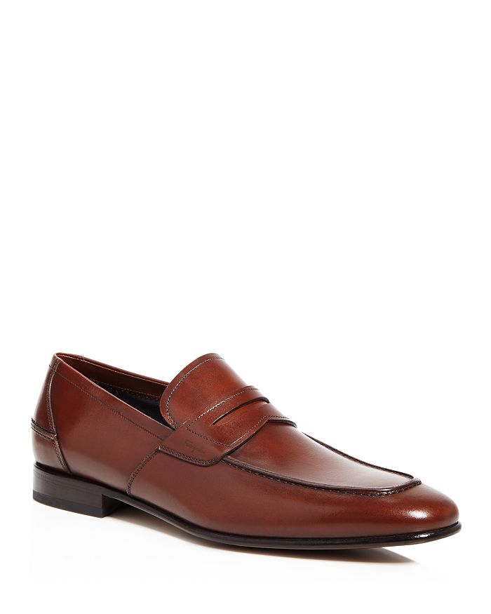 Salvatore Ferragamo Men s Burnished Penny Loafers Bloomingdale s