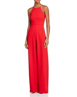 Black Halo Joaquin Sleeveless Wide-leg Jumpsuit In Wildfire