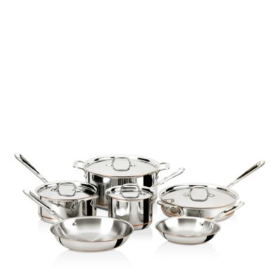 Copper Core 5-Ply Bonded 10-Piece Cookware Set
