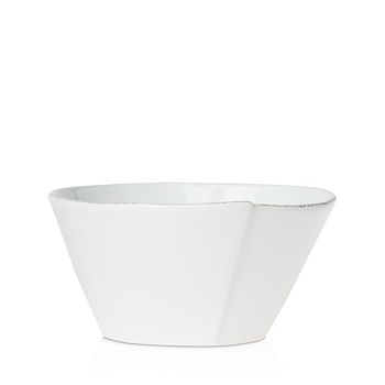 VIETRI - Lastra White Medium Stacking Serving Bowl