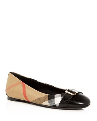 Burberry ballerina flats sale online