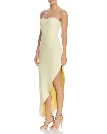 REISS Rima Strapless Asymmetric Dress | Bloomingdale's