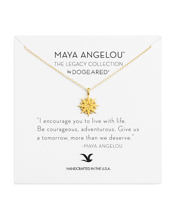Dogeared maya clearance angelou necklace