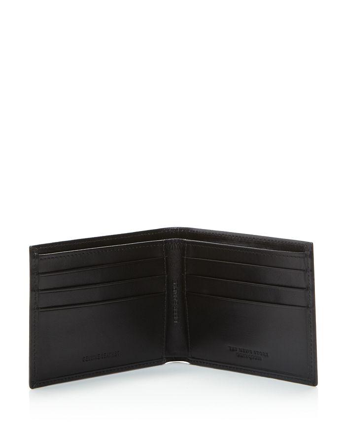 Shop The Men's Store At Bloomingdale's Rfid Smooth Slimfold Wallet - 100% Exclusive In Black
