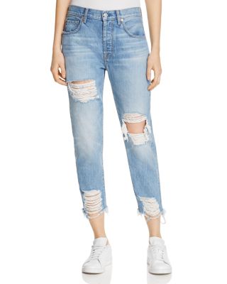 Womens Jeans Seven Josefina Jeans For All Mankind Josefina Straight-Leg  Jeans In Vintage Wythe