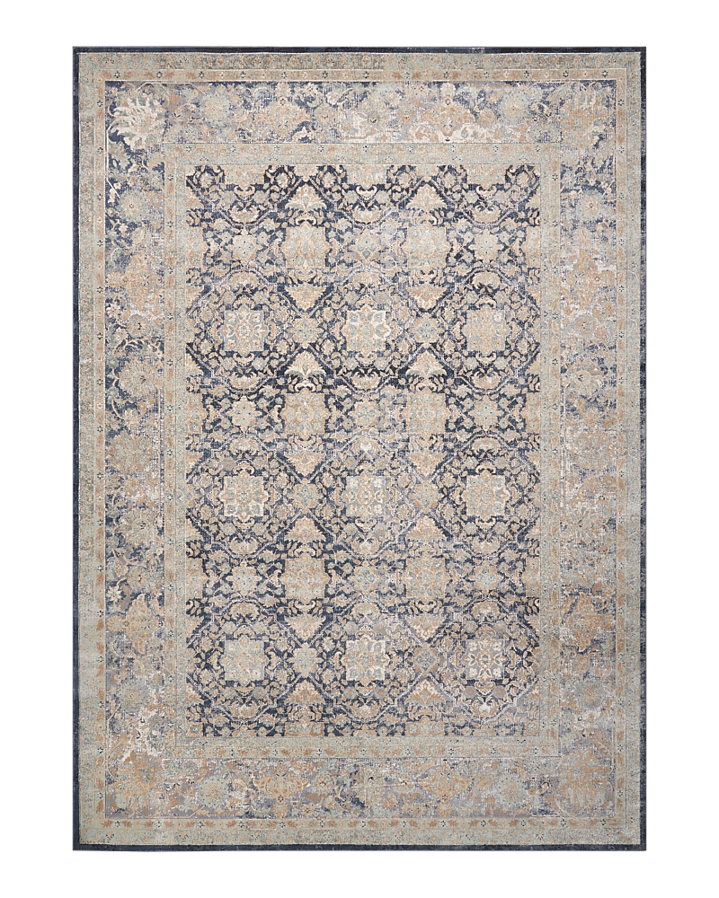 Nourison Malta Mai09 Area Rug, 5'3 X 7'7 In Navy