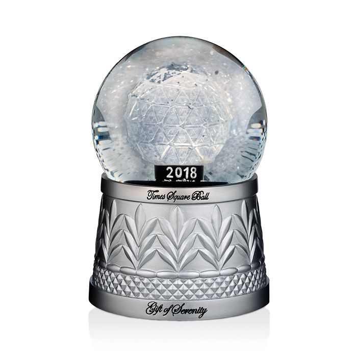 Waterford Times Square Snow Globe Bloomingdale's