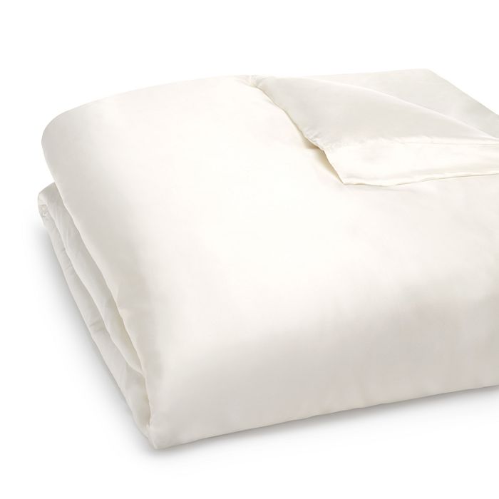 Gingerlily Silk Solid Duvet Cover, Queen In Sand