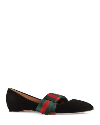 Gucci Bow Ballet Flats | Bloomingdale's
