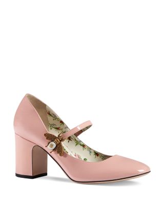 gucci pink high heels