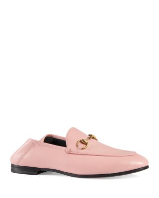 gucci pink slip on shoes