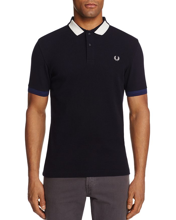Fred Perry Block Tipped Piqué Polo Shirt | Bloomingdale's