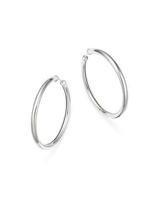 Bloomingdale's Fine Collection - Sterling Silver Endless Tube Hoop Earrings