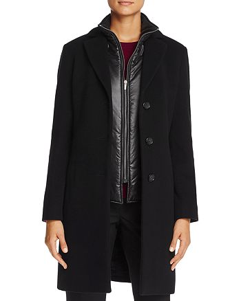 Cinzia Rocca Icons Puffer Bib Wool & Cashmere Coat | Bloomingdale's