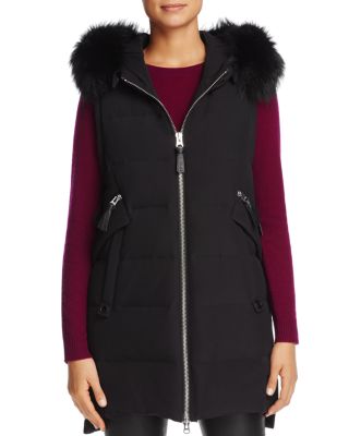 derek lam 10 crosby fur trim hooded down parka