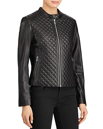 Ralph Lauren Quilted Leather Jacket | Bloomingdale's