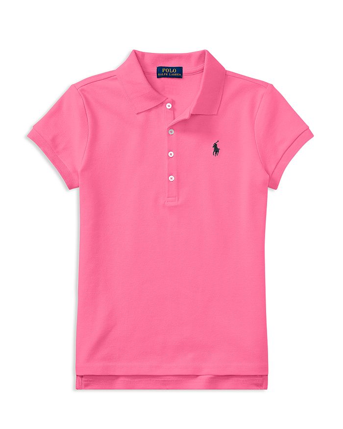 Ralph Lauren Kids' Toddler Girls Polo Shirt In Baja Pink | ModeSens