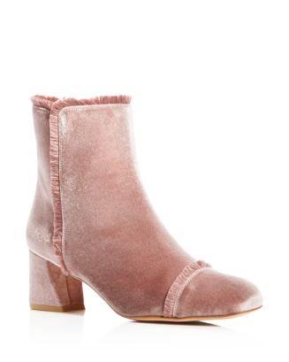 stuart weitzman booties block heel