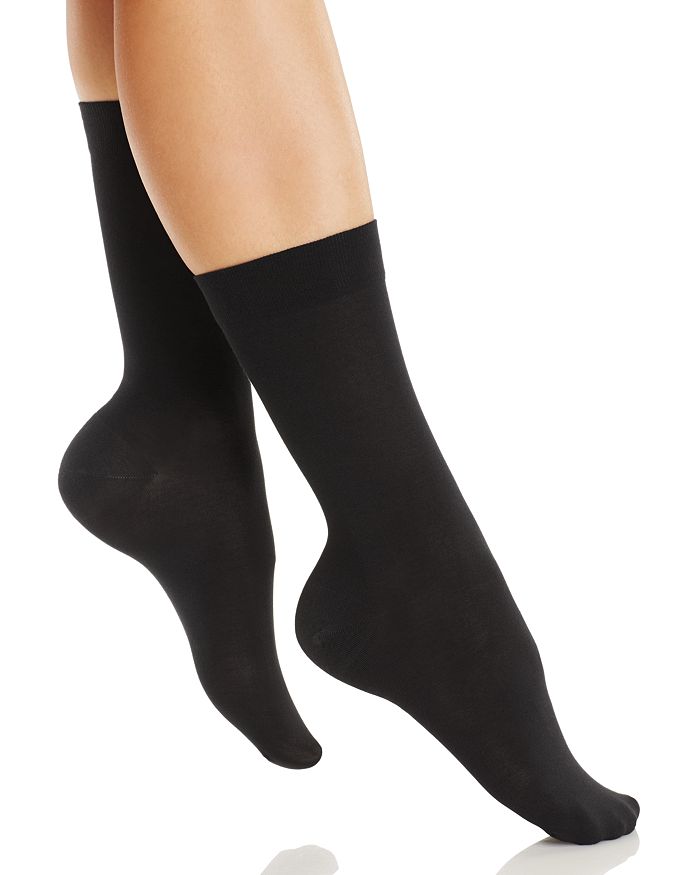 Shop Wolford Trouser Socks In Black