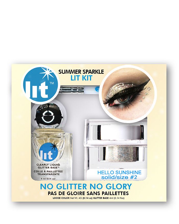 Lit Cosmetics Glitter Pigment Lit Kit In Hello Sunshine