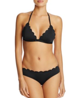 kate spade new york - Scalloped Triangle Cup Bikini Top & Scalloped Hipster Bikini Bottom
