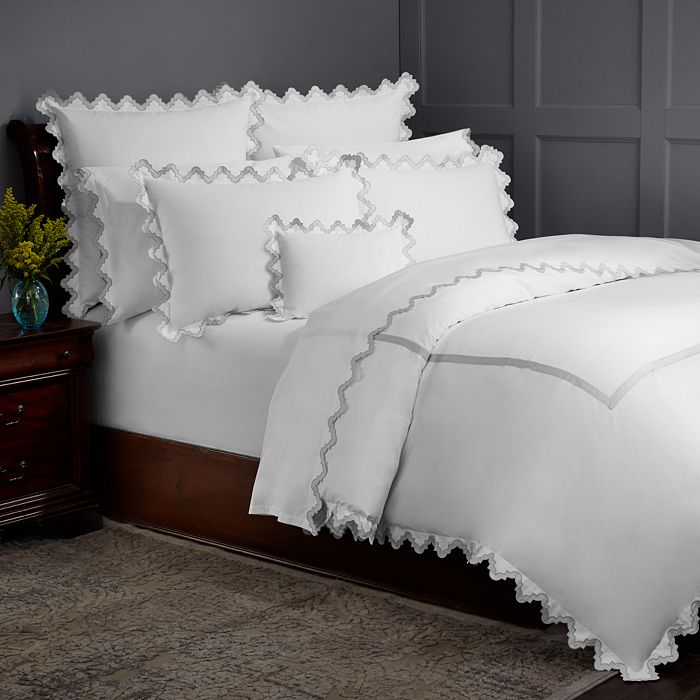 Matouk Aziza Standard Sham In Silver