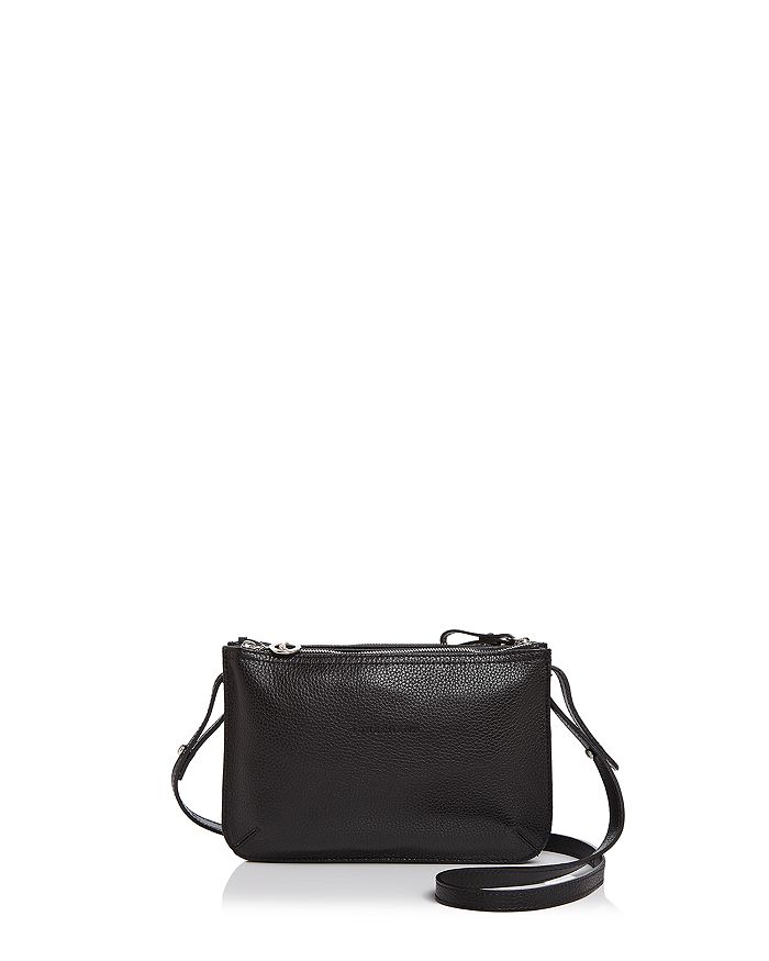 Longchamp Le Foulonne Small Crossbody Bag in Black