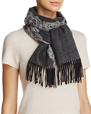 C By Bloomingdale's C BY BLOOMINGDALE'S LACE CASHMERE SCARF - 100% EXCLUSIVE
