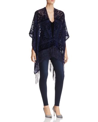 Echo Burnout Velvet Ruana | Bloomingdale's