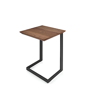 Huppe Edward End Table In Light Natural Walnut / Black