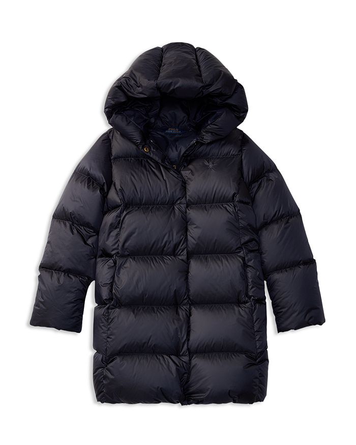 Girls polo hot sale coat