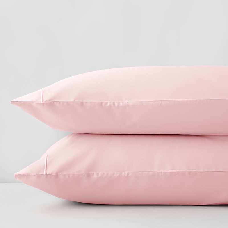 Anne De Solene Vexin Standard Pillowcases, Pair In O De Rose