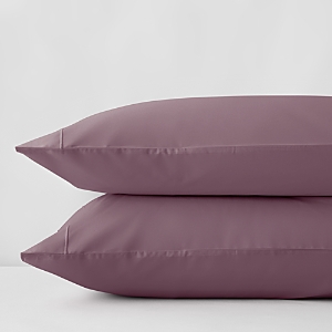 Anne De Solene Vexin Standard Pillowcases, Pair In Volcan
