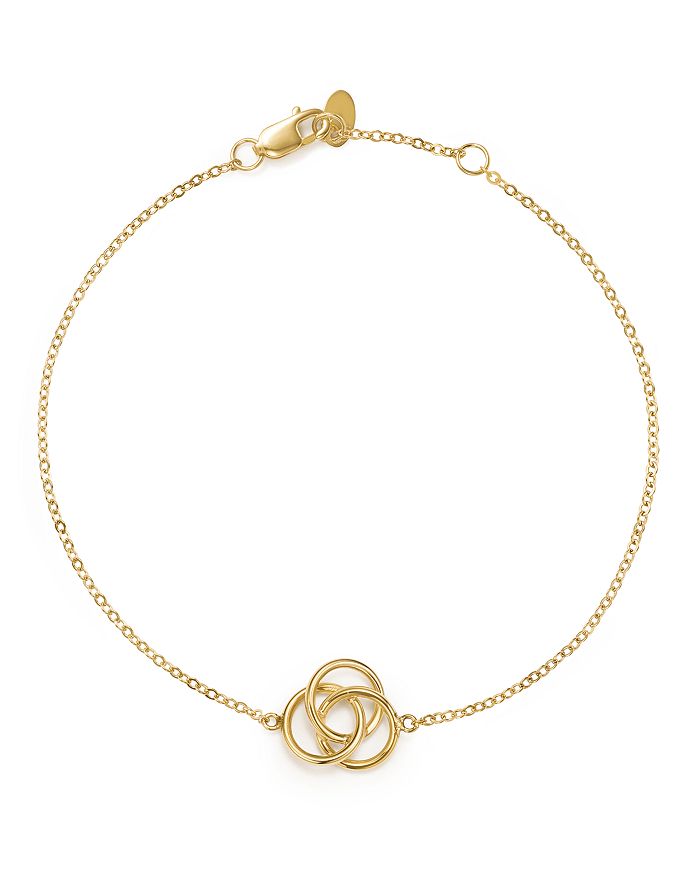 Bloomingdale's 14k Yellow Gold Love Knot Bracelet - 100% Exclusive