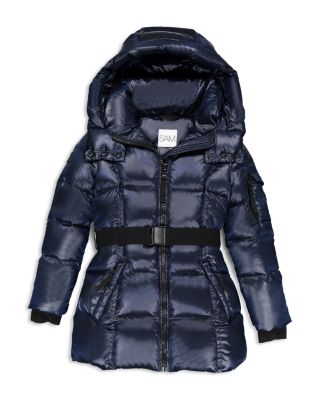 sam soho belted puffer jacket