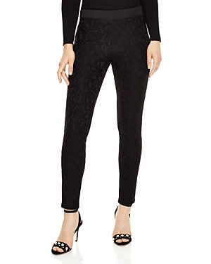 SANDRO ALISSA SKINNY CROPPED LACE PANTS,P10816H