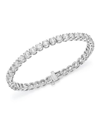 Bloomingdale's Fine Collection Certified Diamond Tennis Bracelet in 14K White Gold, 10.0 ct. t. w. - Exclusive